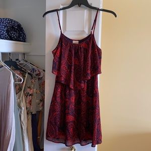 Paisley print dress